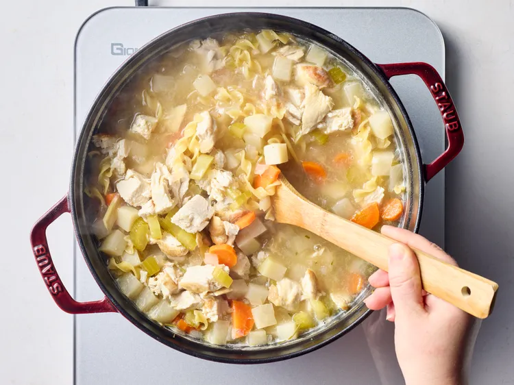 Boil Chicken in SOup