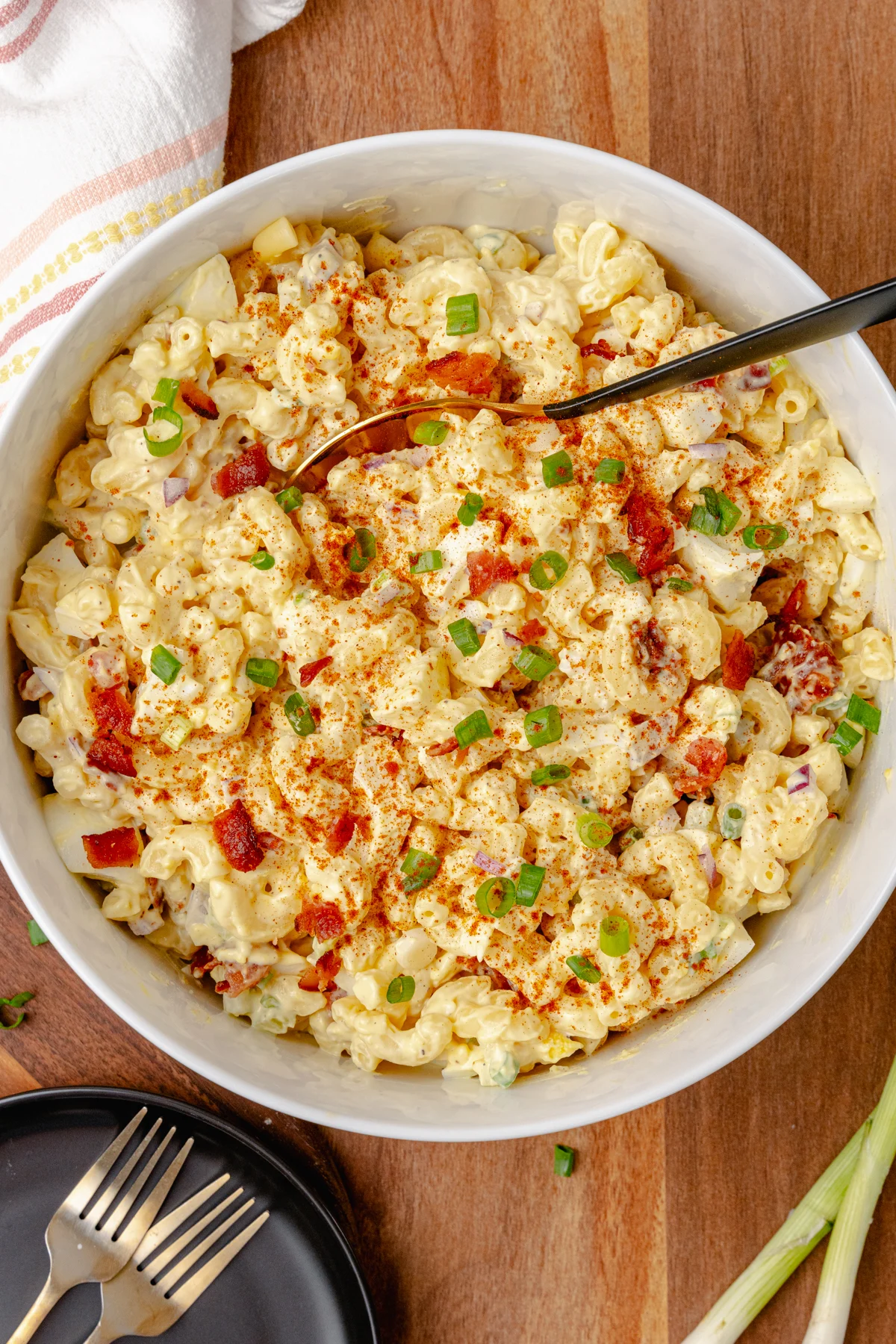 Creamy Deviled Egg Pasta Salad Recipe