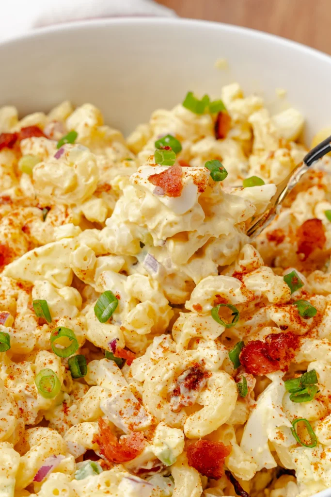 How To Make Creamy Deviled Egg Pasta Salad