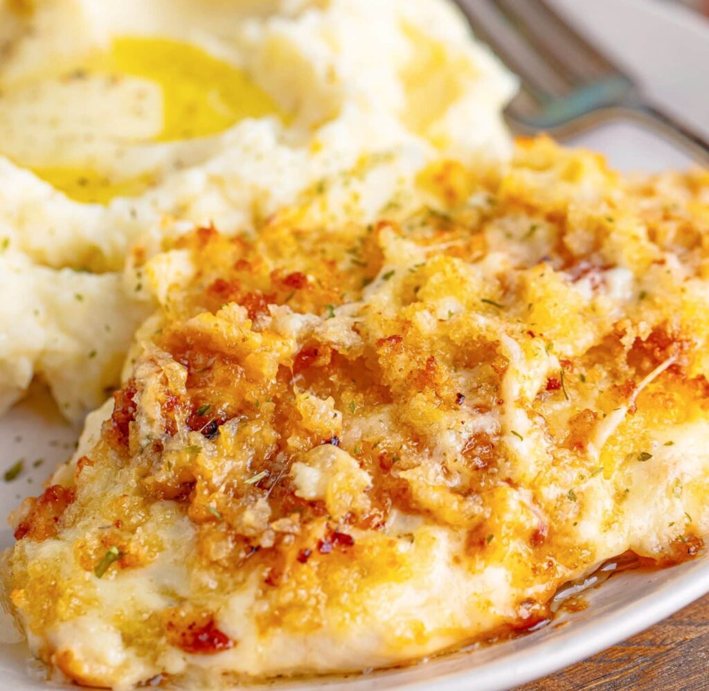 Longhorn Parmesan Crusted Chicken