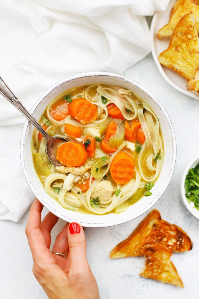 Ginger Chicken Noodle Soup (Gluten Free!)