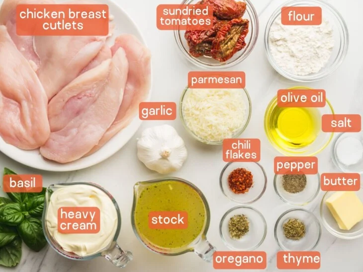 Marry Me Chicken Ingredients