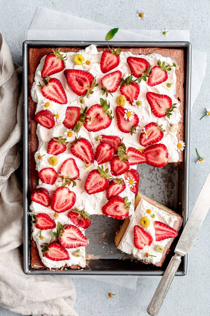 Strawberry Tres Leches Cake Recipe