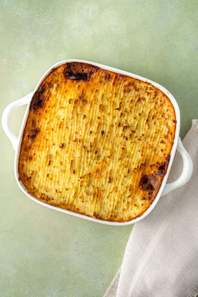Let the pie rest before serving so it sets properly and is easier to slice.