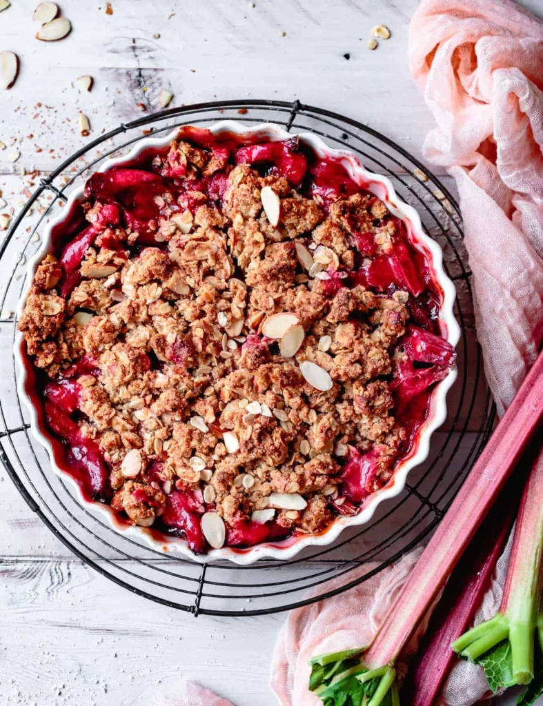 Let the crisp cool slightly before serving so the filling can thicken properly.