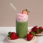 Iced Strawberry Matcha Latte Recipe